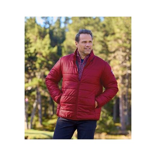 Bordowa, pikowana kurtka ze sklepu Atlas For Men w kategorii Kurtki męskie - zdjęcie 175547088