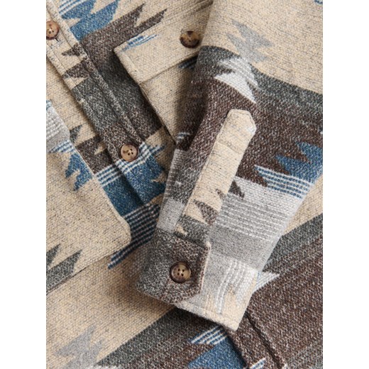 Reserved - Flanelowa koszula - brązowy Reserved 116 (5-6 lat) Reserved