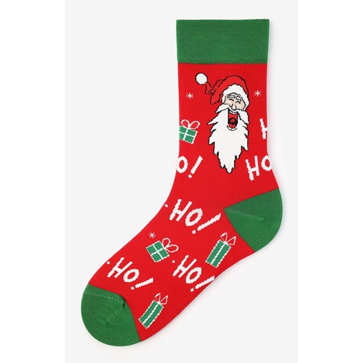 Marilyn świąteczne skarpetki męskie z wesołym Mikołajem Santa Smile, Kolor Marilyn 41-45 okazyjna cena Intymna
