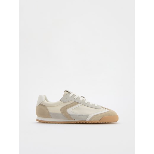 Reserved - Sneakersy z łączonych materiałów - wielobarwny Reserved 45 okazja Reserved