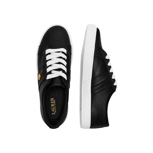 Ralph Lauren buty sportowe damskie sneakersy na wiosnę płaskie skórzane sznurowane