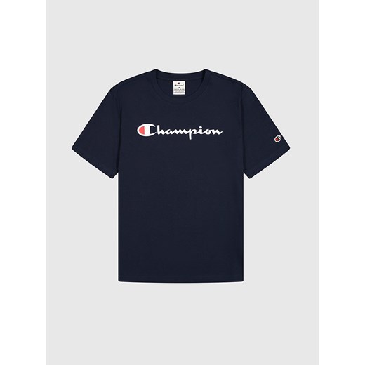 T-shirt męski Champion z krótkim rękawem z napisami
