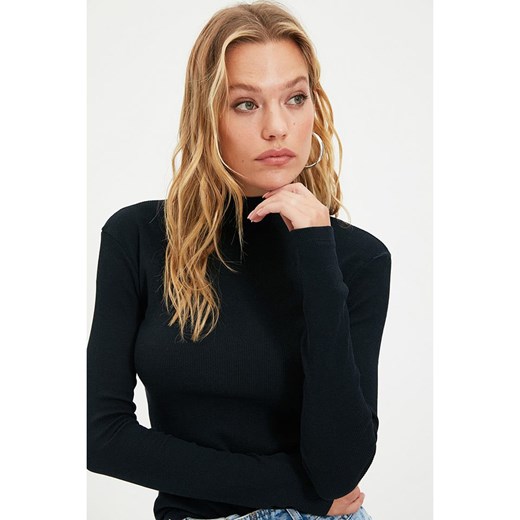 trendyol Koszulka w kolorze czarnym Trendyol S wyprzedaż Limango Polska