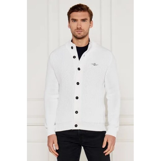 Aeronautica Militare Kardigan | Regular Fit ze sklepu Gomez Fashion Store w kategorii Swetry męskie - zdjęcie 175566989