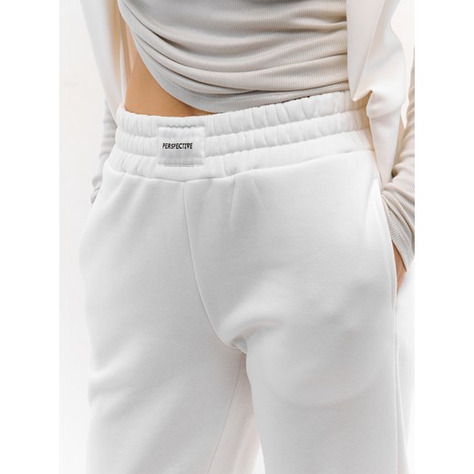 Spodnie damskie Gate białe dresowe 