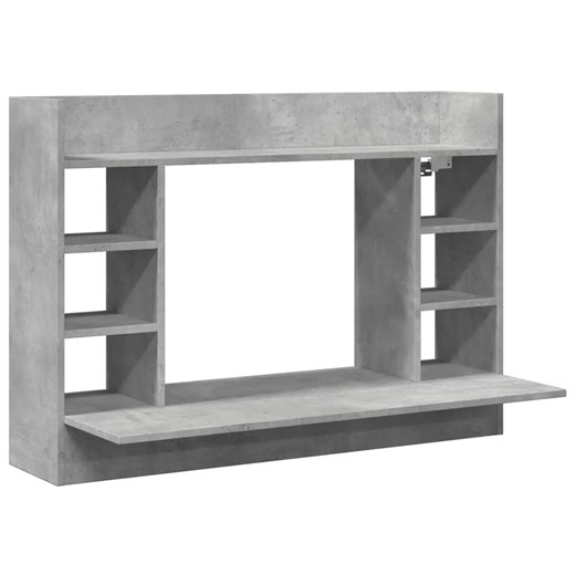 Biurko wiszące w stylu minimalistycznym beton H1-R33 ze sklepu Edinos.pl w kategorii Biurka i sekretarzyki - zdjęcie 175571896
