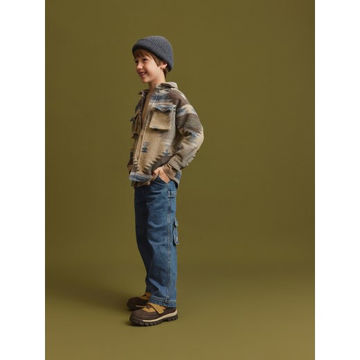 Reserved - Flanelowa koszula - brązowy Reserved 128 (7-8 lat) Reserved