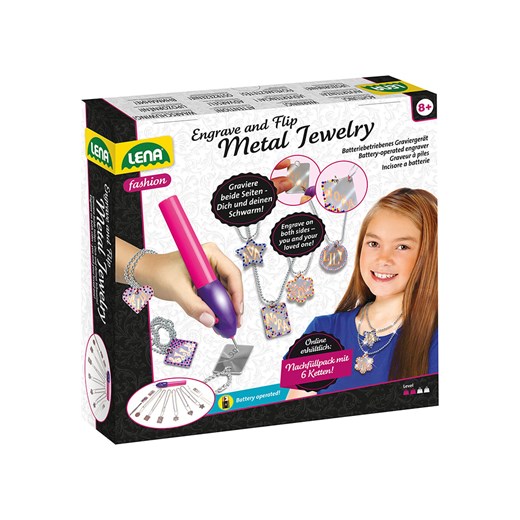 LENA Zestaw kreatywny &quot;Metal Jewelry&quot; - 8+ ze sklepu Limango Polska w kategorii Zabawki - zdjęcie 175575975