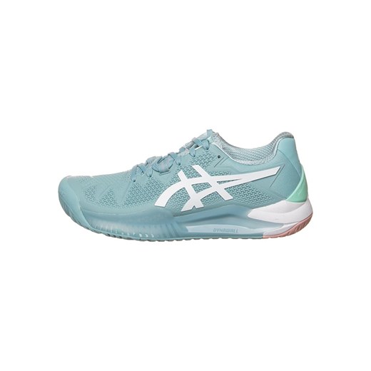 asics Buty &quot;Resolution 8&quot; w kolorze błękitnym do tenisa ze sklepu Limango Polska w kategorii Buty sportowe damskie - zdjęcie 175576379