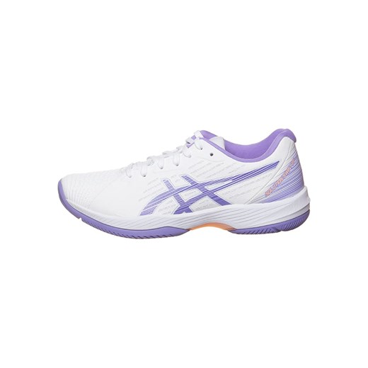 asics Buty &quot;Solution Swift FF&quot; w kolorze biało-fioletowym do tenisa ze sklepu Limango Polska w kategorii Buty sportowe damskie - zdjęcie 175576415