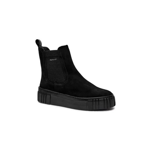 Gant Skórzane sztyblety Snowmont | z dodatkiem wełny ze sklepu Gomez Fashion Store w kategorii Botki - zdjęcie 175578605
