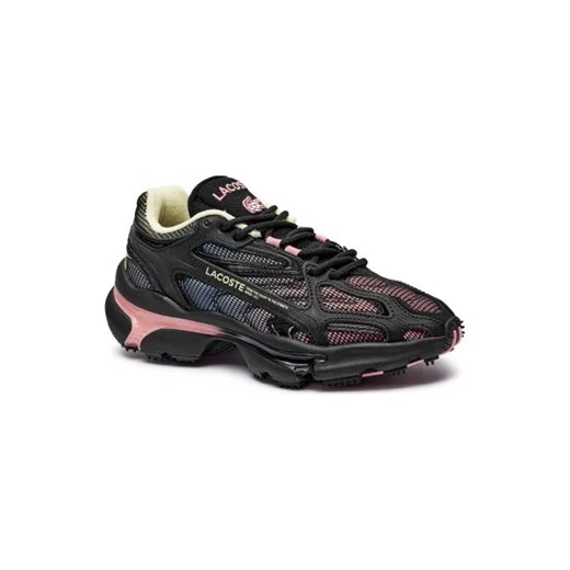 Buty sportowe damskie Lacoste sneakersy z tkaniny na płaskiej podeszwie sznurowane