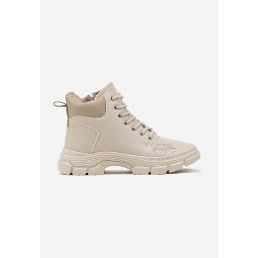 Workery damskie Renee sznurowane casualowe zimowe 
