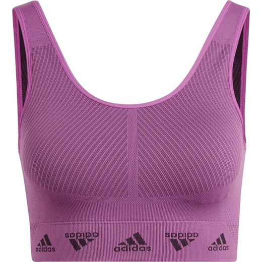 Biustonosz sportowy damski Aeroknit Bra Adidas ze sklepu SPORT-SHOP.pl w kategorii Biustonosze - zdjęcie 175580799
