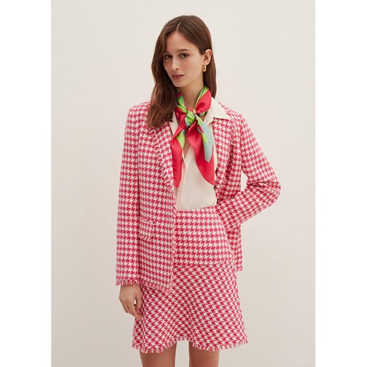 Spódnica Stefanel letnia mini casual w kratkę 