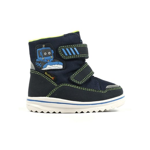 Richter Shoes Kozaki zimowe &quot;Freestyle&quot; w kolorze granatowym ze sklepu Limango Polska w kategorii Buty zimowe dziecięce - zdjęcie 175581728