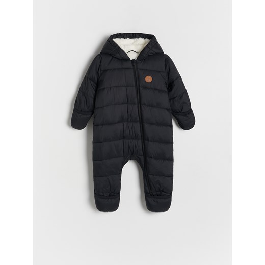 Reserved - Kombinezon z ociepleniem - czarny Reserved 74 (6-9 m.) Reserved
