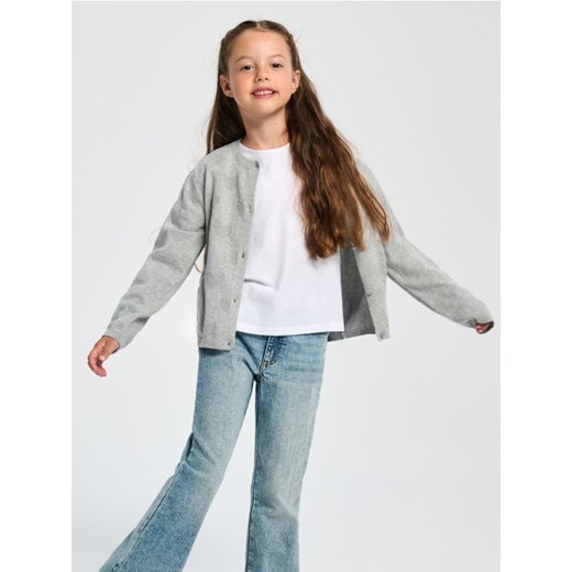 Sinsay - Sweter zapinany na guziki - szary Sinsay 128 Sinsay