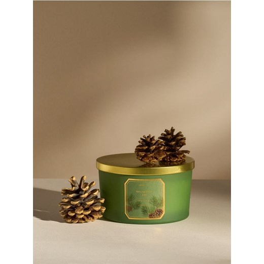 Sinsay - Świeczka Sugar Pine Fir - zielony Sinsay One Size Sinsay