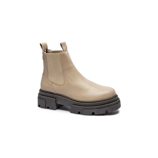Tommy Hilfiger Skórzane sztyblety CHELSEA ze sklepu Gomez Fashion Store w kategorii Botki - zdjęcie 175585957