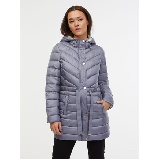 orsay Kurtka pikowana w kolorze niebieskoszarym ze sklepu Limango Polska w kategorii Kurtki damskie - zdjęcie 175587709