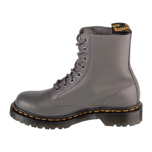 Szare workery damskie Dr. Martens wiązane 