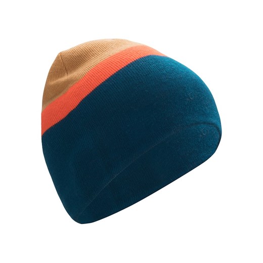 Trollkids Czapka beanie &quot;Nordland&quot; w kolorze niebiesko-jasnobrązowym Trollkids 52-56 cm okazja Limango Polska