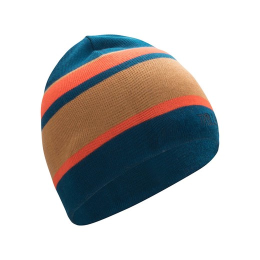 Trollkids Czapka beanie &quot;Nordland&quot; w kolorze niebiesko-jasnobrązowym Trollkids 52-56 cm Limango Polska okazyjna cena
