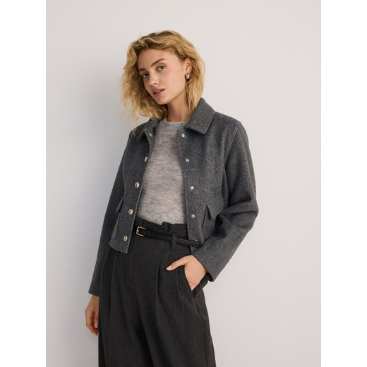 Czarne spodnie damskie Reserved