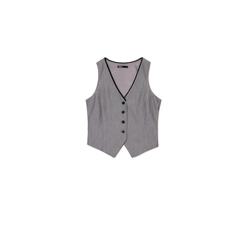 Cropp - Szara kamizelka - szary Cropp L Cropp