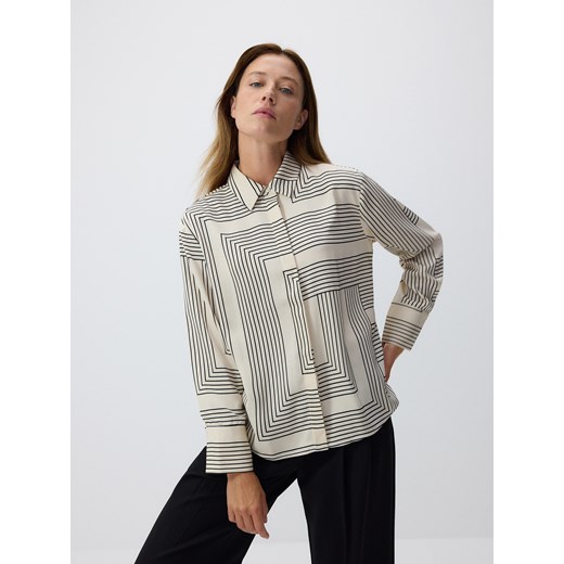 Reserved - Koszula regular ze wzorem - wielobarwny ze sklepu Reserved w kategorii Koszule damskie - zdjęcie 175596349