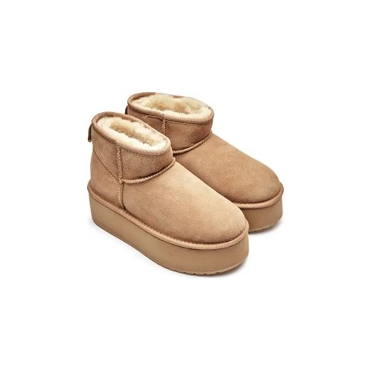 EMU Australia Skórzane śniegowce Stinger | z dodatkiem wełny Emu Australia 37 Gomez Fashion Store