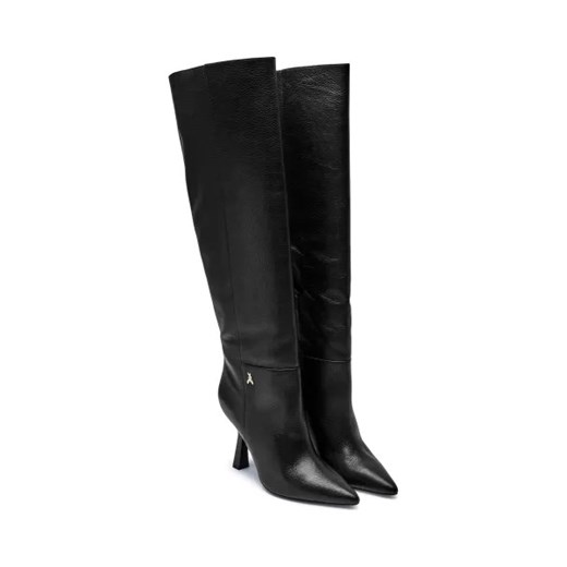 Patrizia Pepe Skórzane kozaki na szpilce STIVALI Patrizia Pepe 40 wyprzedaż Gomez Fashion Store