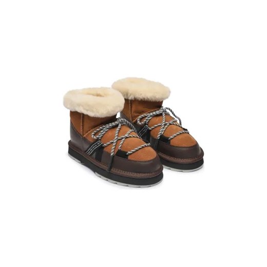 EMU Australia Skórzane śniegowce Blurred Micro | z dodatkiem wełny Emu Australia 41 Gomez Fashion Store