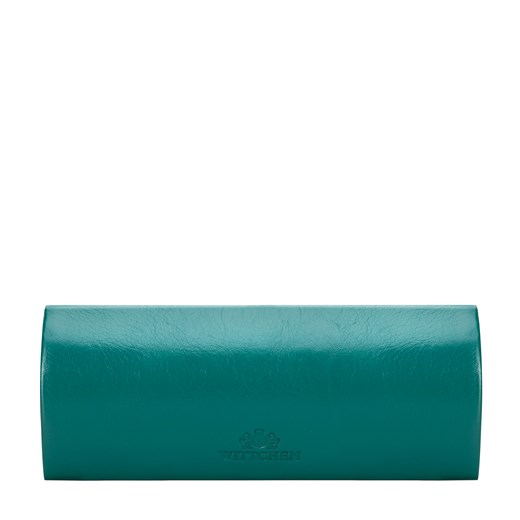Etui na okulary ze skóry proste zielone ze sklepu WITTCHEN w kategorii Etui - zdjęcie 175599067