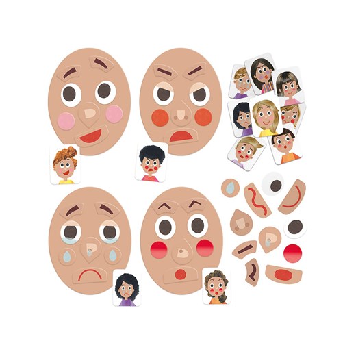 Headu Układanka &quot;Śmieszne twarze&quot; - 3+ Headu onesize okazyjna cena Limango Polska