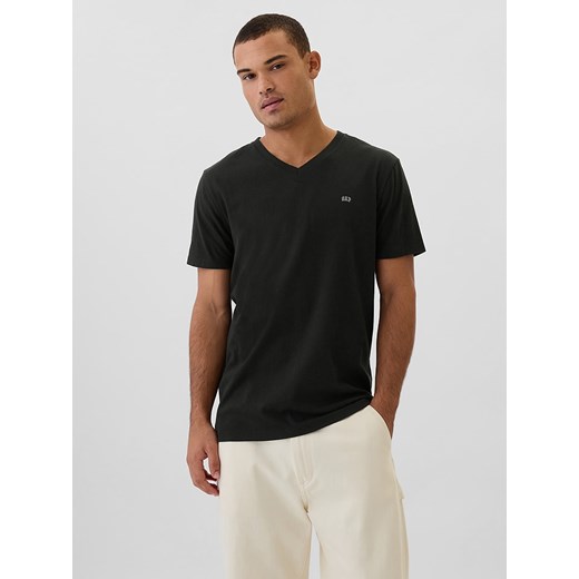 GAP Koszulka w kolorze czarnym ze sklepu Limango Polska w kategorii T-shirty męskie - zdjęcie 175601125