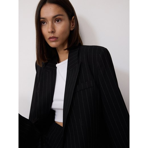 Reserved - Marynarka w prążek - wielobarwny Reserved L Reserved