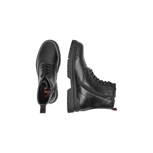 HUGO Skórzane buty wysokie Ryan_halb_pllt 40 Gomez Fashion Store