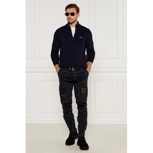 Aeronautica Militare Wełniany sweter | Regular Fit Aeronautica Militare L Gomez Fashion Store
