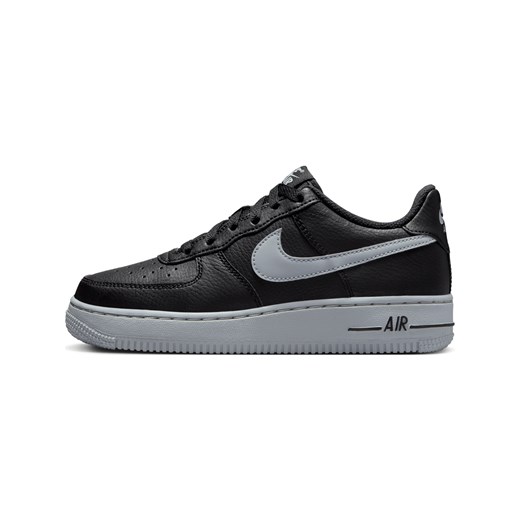 Buty dla dużych dzieci Nike Air Force 1 - Czerń ze sklepu Nike poland w kategorii Buty sportowe dziecięce - zdjęcie 175609465