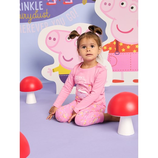 Sinsay - Piżama dwuczęściowa Świnka Peppa - różowy Sinsay 98 Sinsay