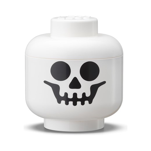 LEGO Pojemnik &quot;Skeleton&quot; w kolorze białym - wys. 12,3 x Ø 10,5 cm ze sklepu Limango Polska w kategorii Pojemniki kuchenne - zdjęcie 175619486