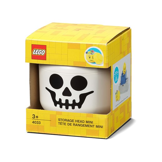 LEGO Pojemnik &quot;Skeleton&quot; w kolorze białym - wys. 12,3 x Ø 10,5 cm Lego onesize okazja Limango Polska