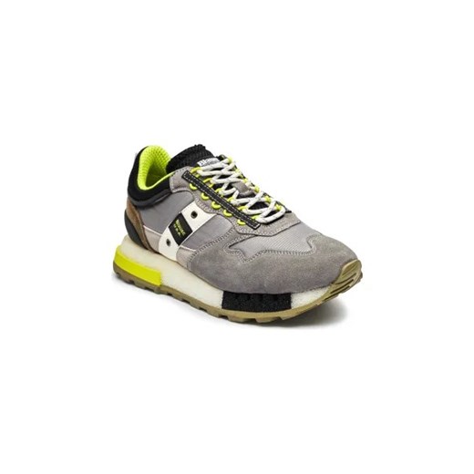 Buty sportowe męskie Blauer USA sznurowane skórzane