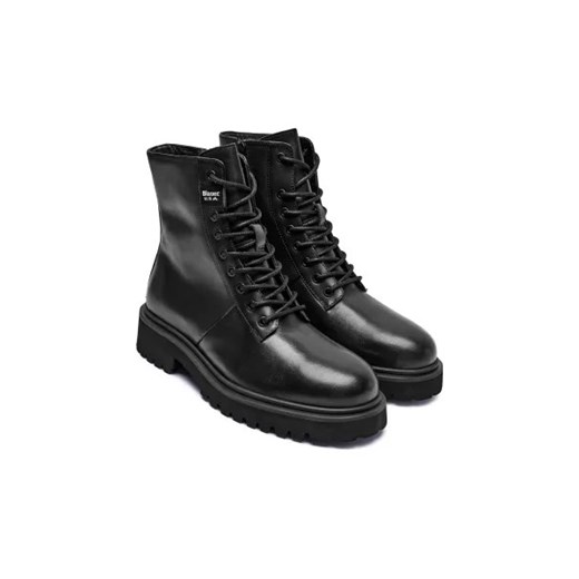 BLAUER Skórzane trapery BUXTON 43 wyprzedaż Gomez Fashion Store