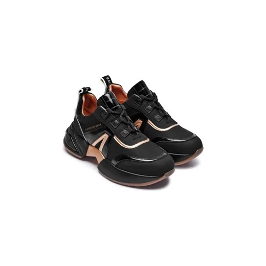 Alexander Smith buty sportowe damskie sneakersy na wiosnę czarne sznurowane