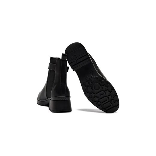 Botki Liu Jo casual z tworzywa sztucznego na zamek czarne 