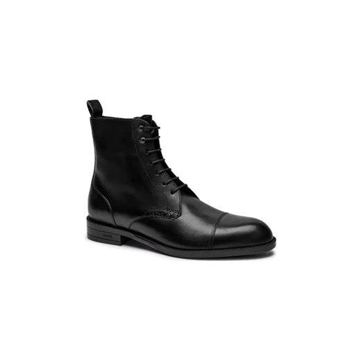 Buty zimowe męskie BOSS HUGO sznurowane