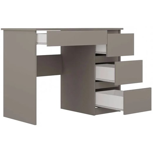 Nowoczesne biurko z 4 szufladami glina - Oraso 4X Elior One Size Edinos.pl